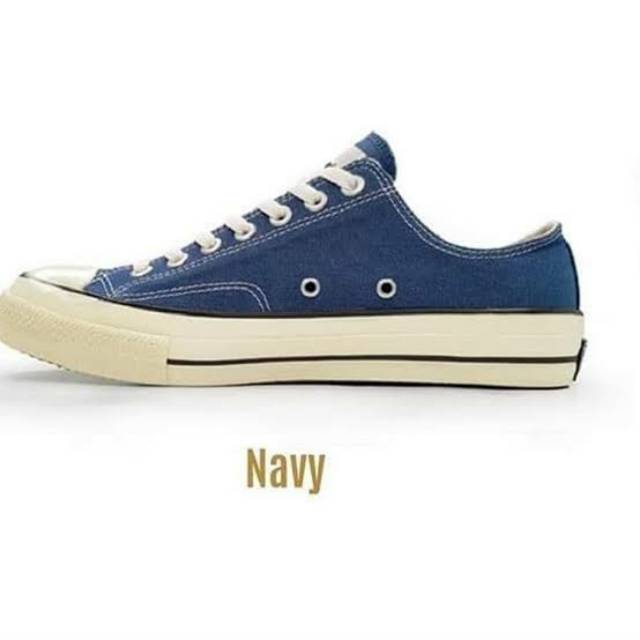 Sepatu Ventela Back To 70's Low Navy Blue Original Made in Indonesia