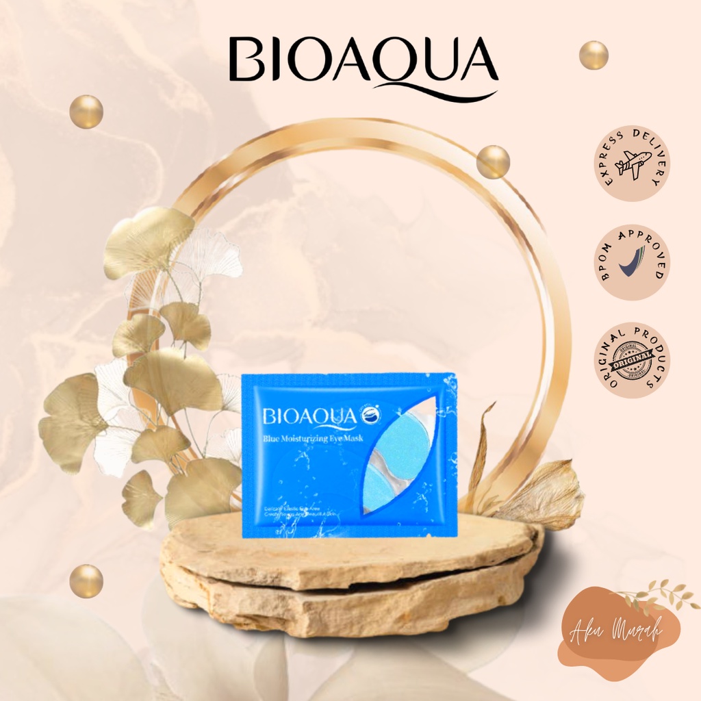 ✨ AKU MURAH ✨Bioaqua Blue Moisturizing Eye Mask / Masker Mata Biru