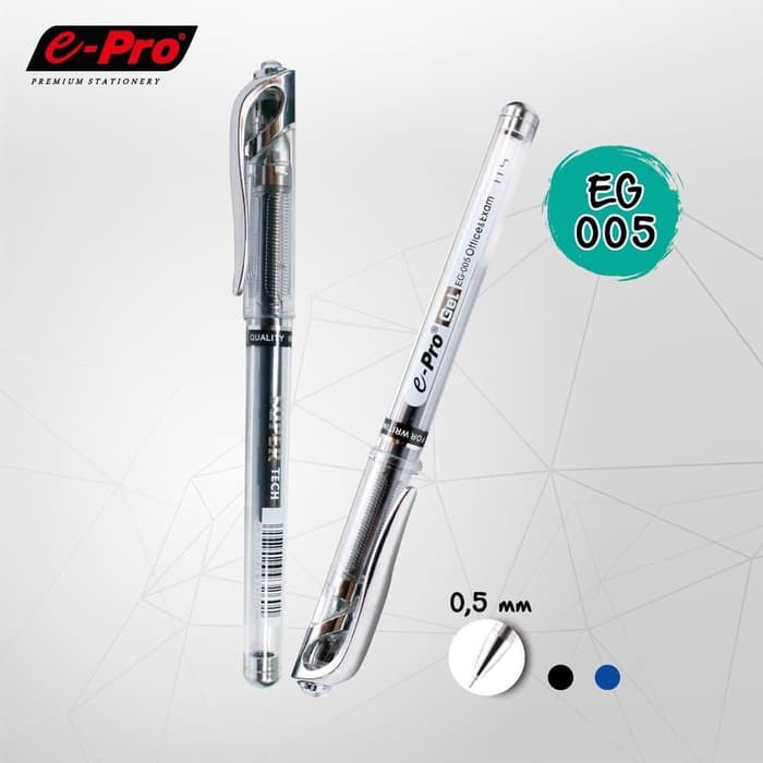 

BOLPEN PULPEN BOLPOINT GEL E-PRO - BIRU TUA