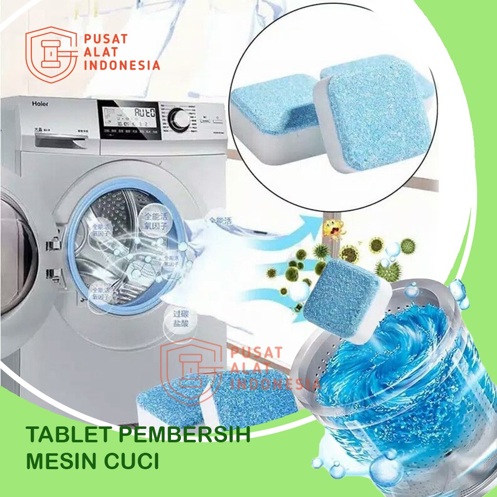 TABLET PEMBERSIH MESIN CUCI PENGHILANG BAU DEEP CLEANING WASHING ANTI BAKTERI PENGHILANG KUMAN U52