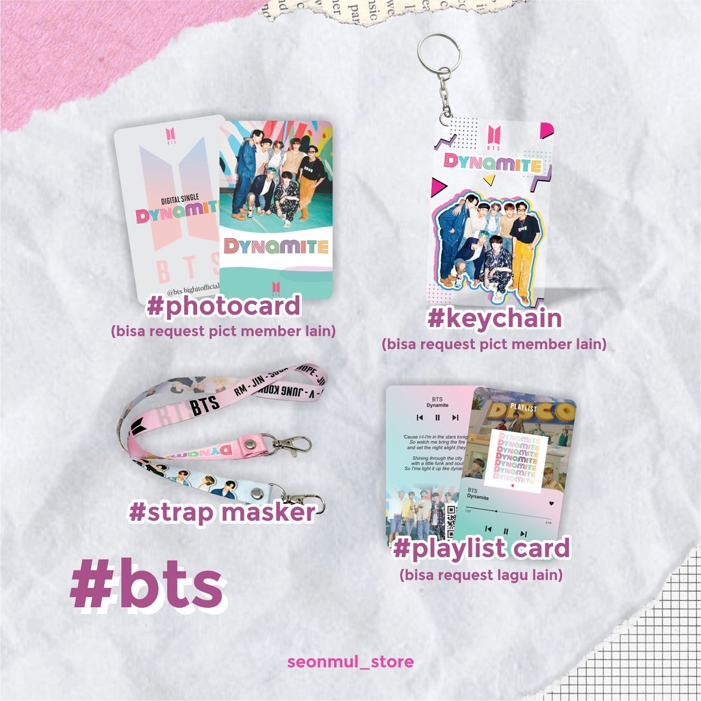 TERMURAH!!! [PAKET GOKIL] PHOTOCARD PC BTS BLACKPINK RED VELVET AESPA / PLAYLIST CARD KPOP / TALI MASKER KPOP / GANCI KPOP