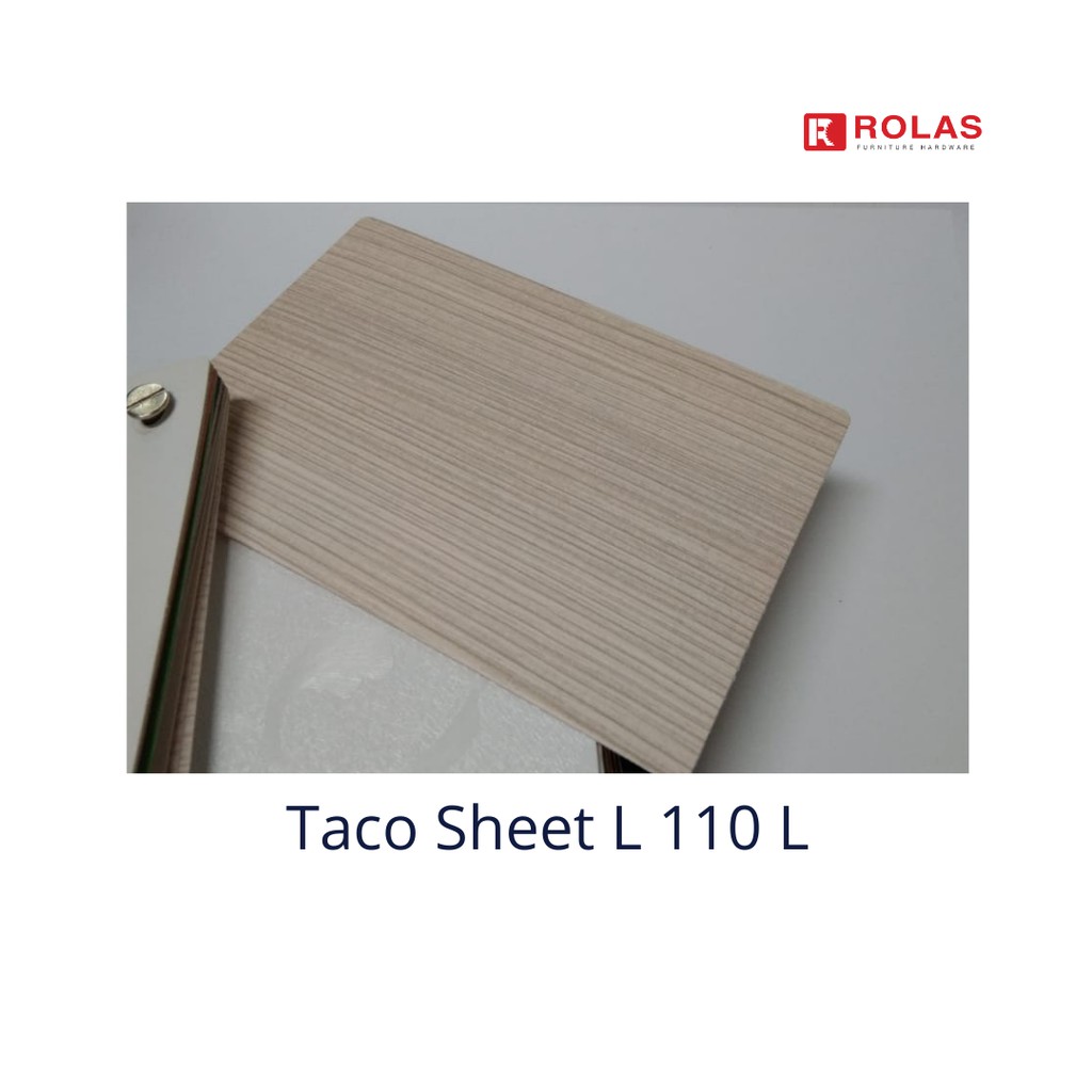 Taco Sheet L110 L /TACOSHEET SERAT KAYU / Pelapis Mebel / Kitchecn Set