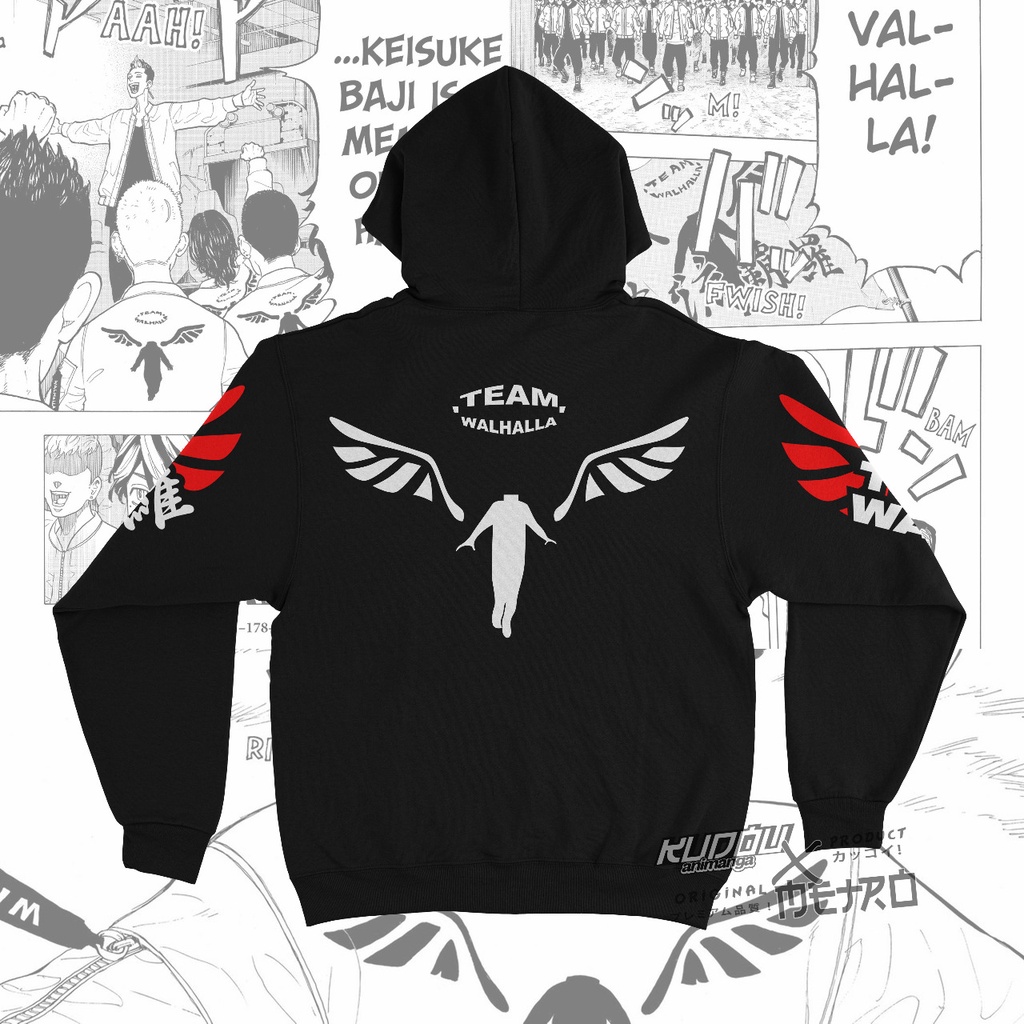 Hoodie Team Valhalla Tokyo Manji Anime Tokyo Revengers Manga