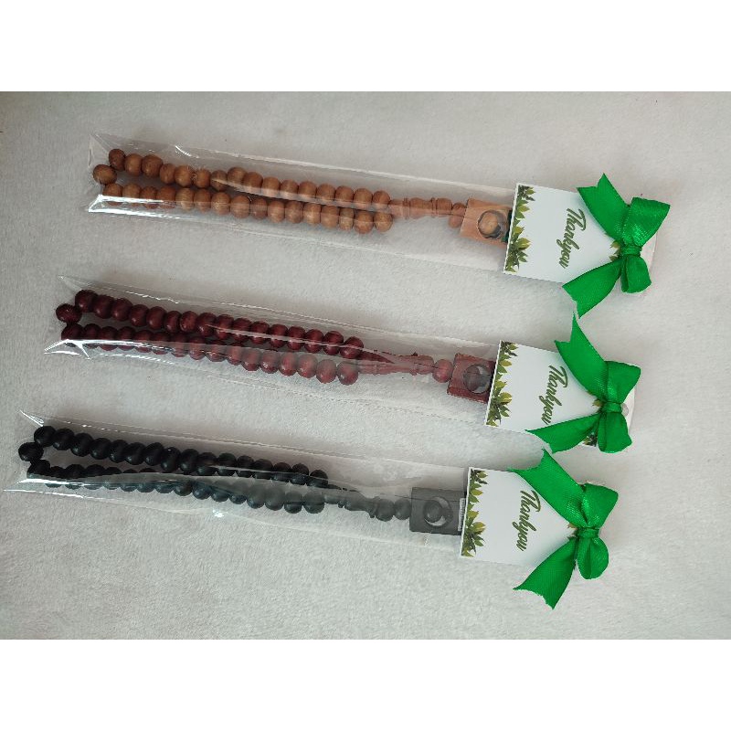 souvenir tasbih 33 Butir Kemas Plastik