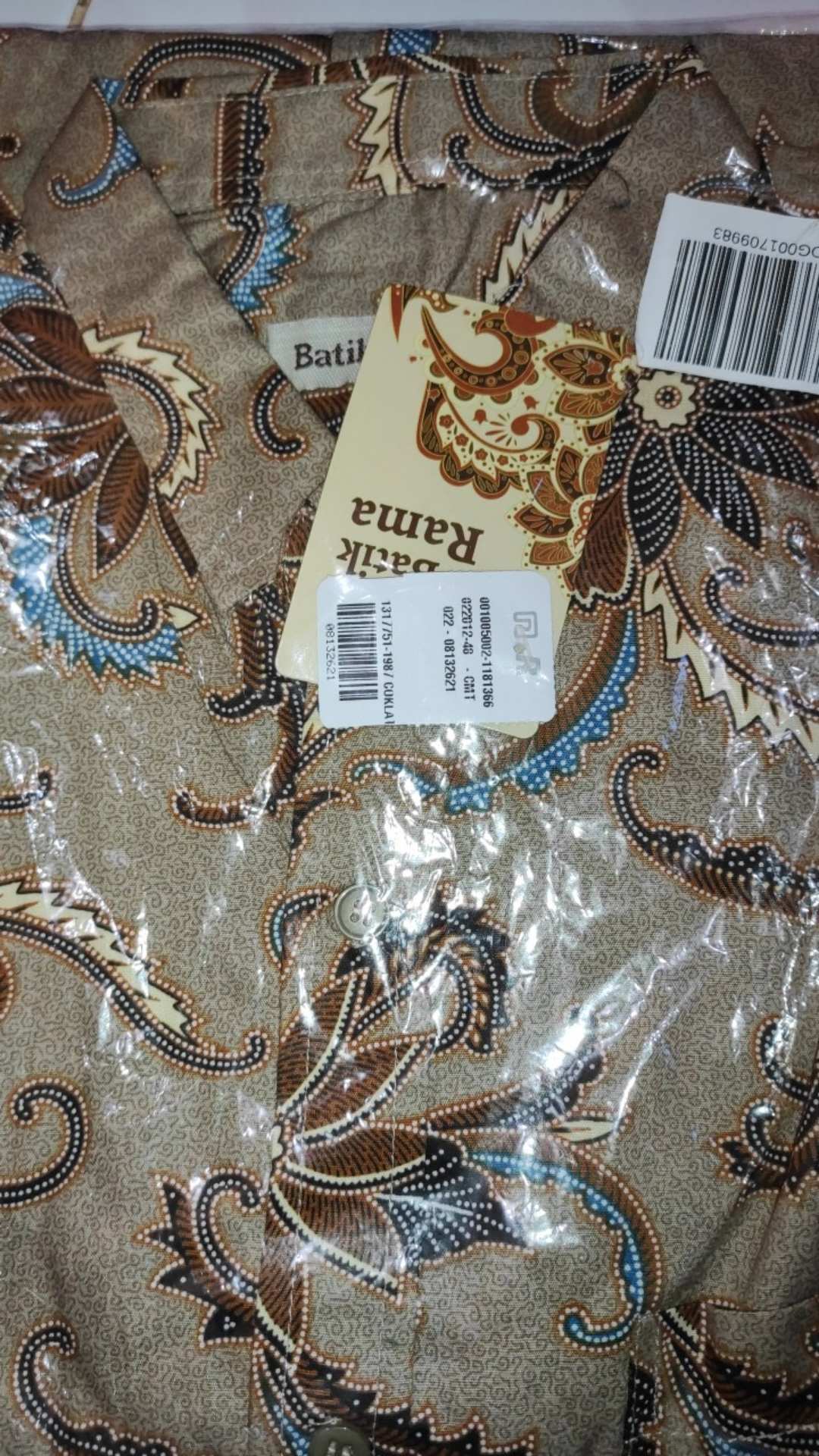 Ramayana - Kemeja Batik Pria Rama 1987