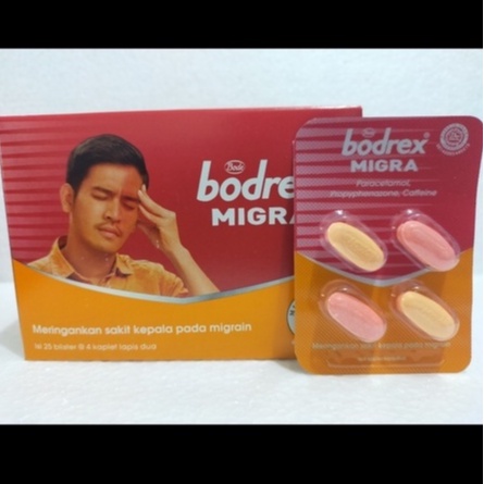 Bodrex Migran Tablet Strip Isi 4 Tablet