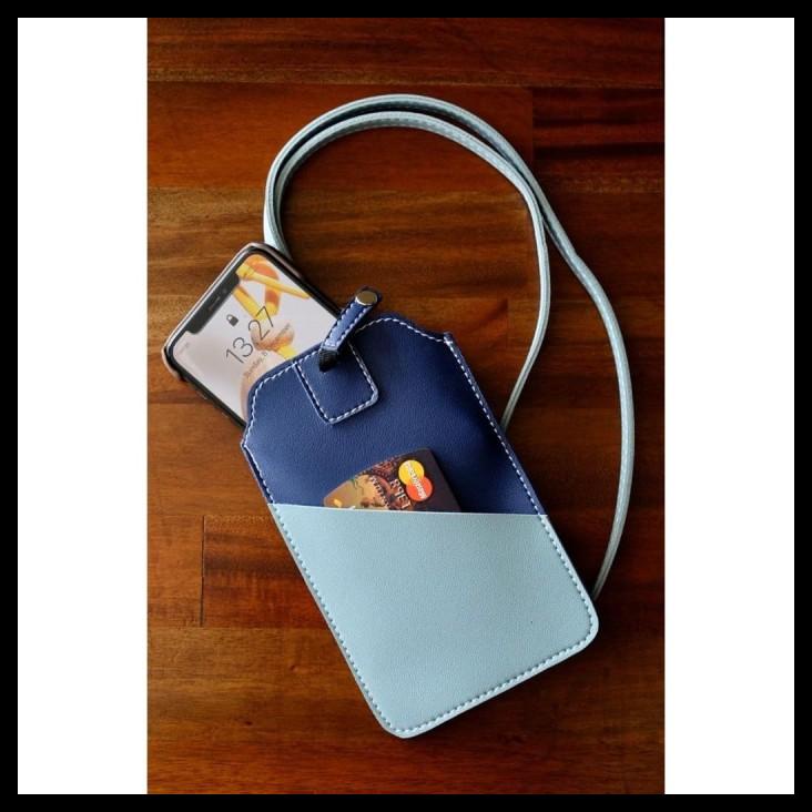 

Tempat Hand Phone/ Tempat Id Card Warna Biru