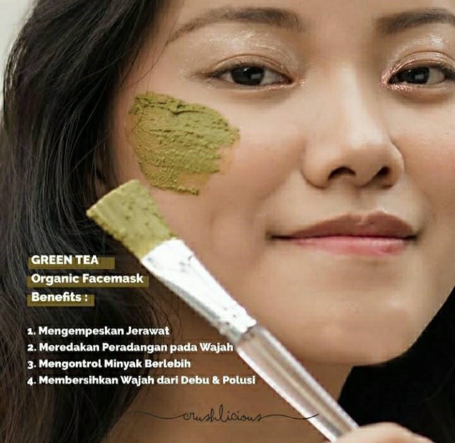 Paket Masker Organik crushlicious fullsize dan Sabun Goldenviera
