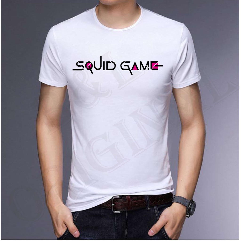 BS//TERLARIS//BAJU KAOS SQUIDGAME//TANGAN PENDEK PRIA DAN WANITA//GOOD QUALITY