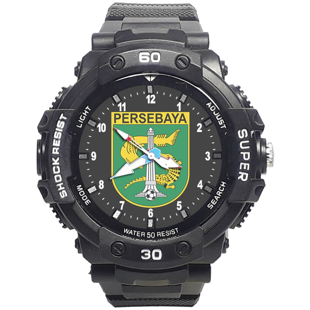 Jam Tangan  PERSEBAYA MOTIF 3 Bagus