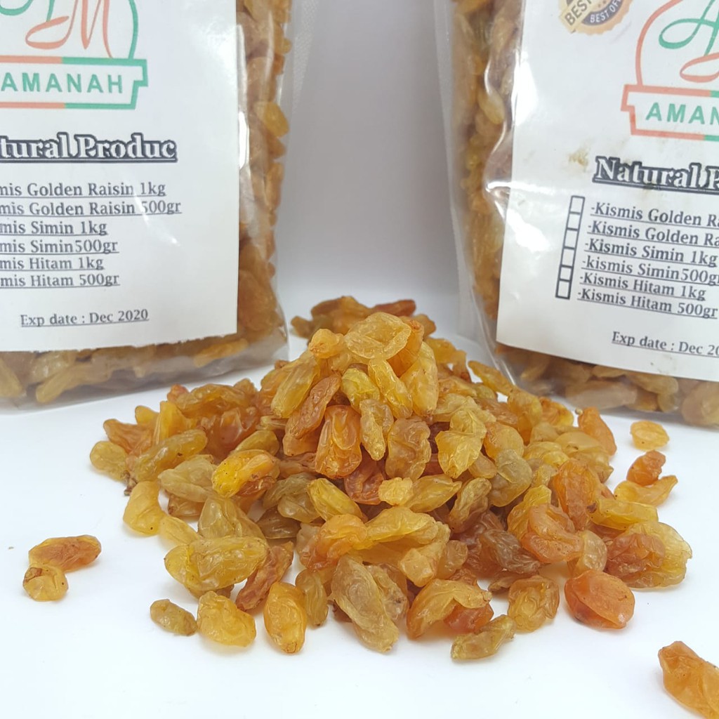 

Kismis Golden Raisin 500Gram / Kismis Asam Manis