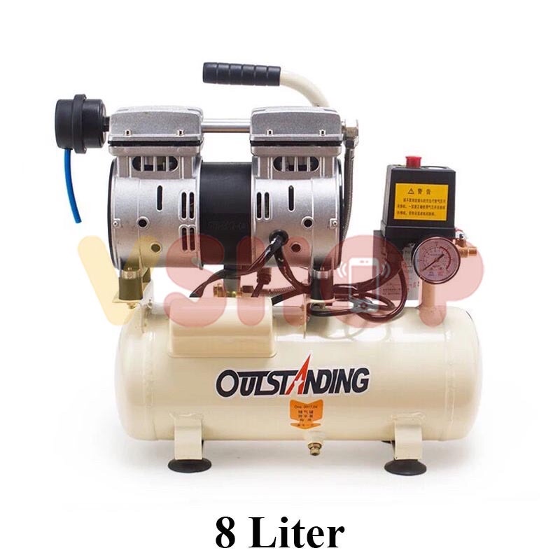 KOMPRESOR UDARA - AIR COMPRESSOR OUTSTANDING OTS-550 SILENT TANPA OLI