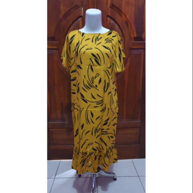 Daster ruffle / daster viral ootd