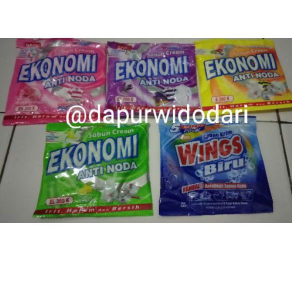 Wings Biru Ekonomi Sabun Colek 350k 80gr