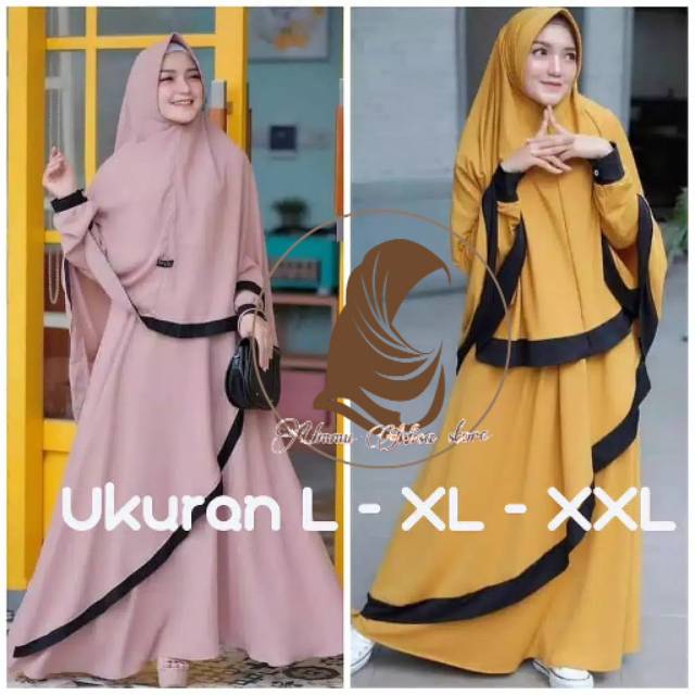 Rahma set | syari set | moscrepe