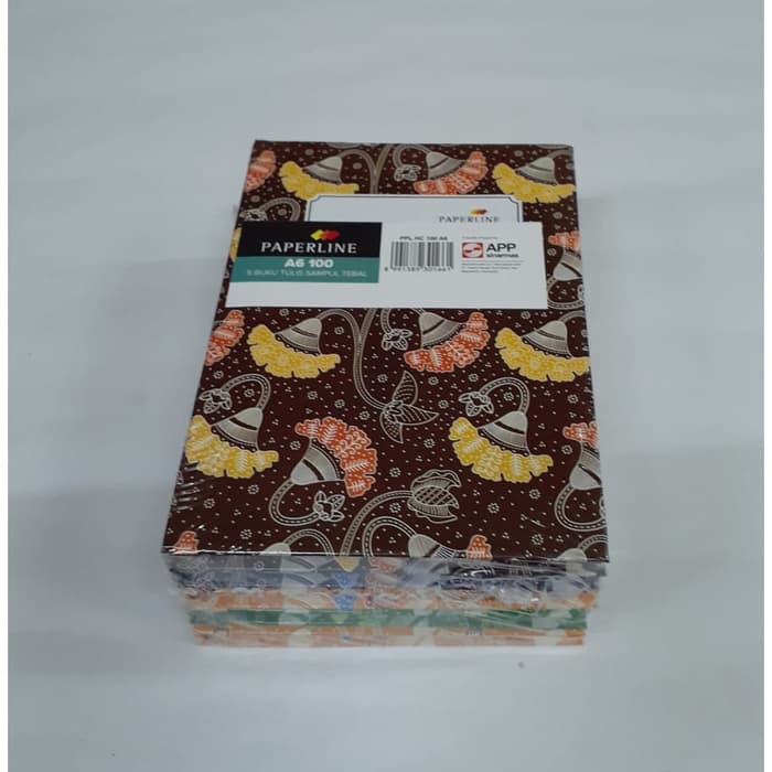 

BUKU TULIS SAMPUL TEBAL / HARDCOVER PAPERLINE OCTAVO A6 100 LEMBAR