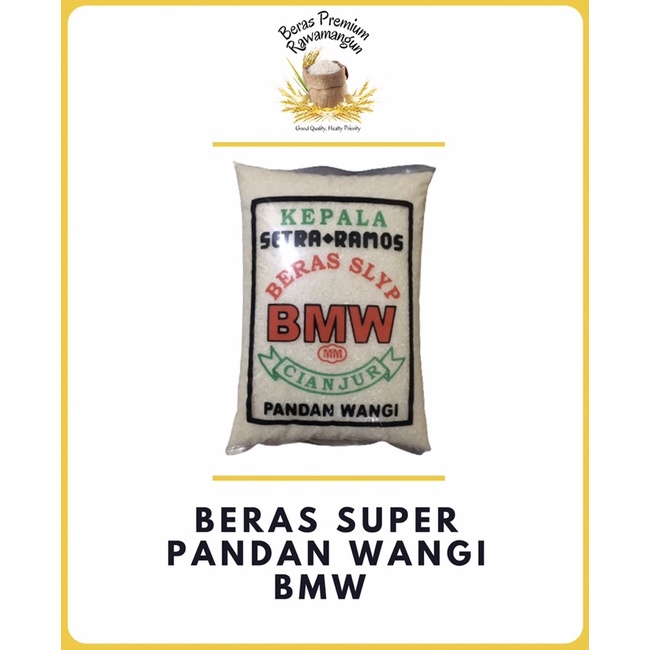 Jual Beras Pandan Wangi Bmw Super Kg Shopee Indonesia