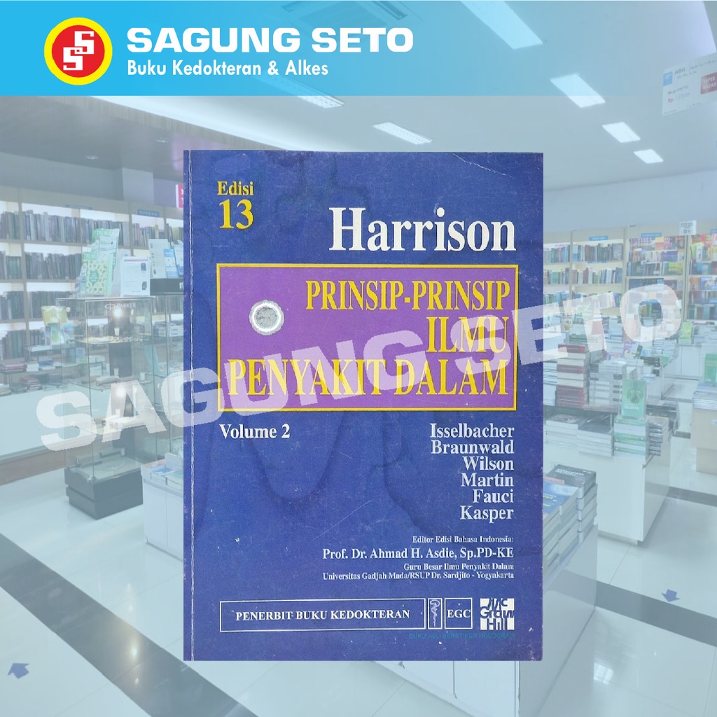 BUKU HARRISON PRINSIP-PRINSIP ILMU PENYAKIT DALAM / IPD VOL. 2 ED.13