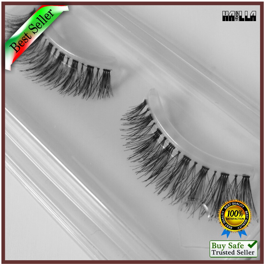 Bulu mata Palsu Fake Eyelash 415 Natural Lembut Premium Bagus Murah Kualitas Export