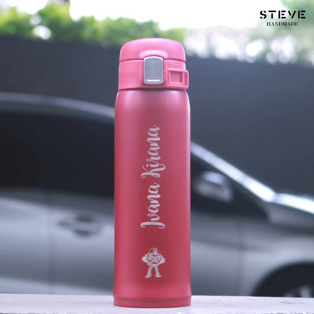 Botol minum stainless termos vacuum tumbler travel mug TM0319 Red