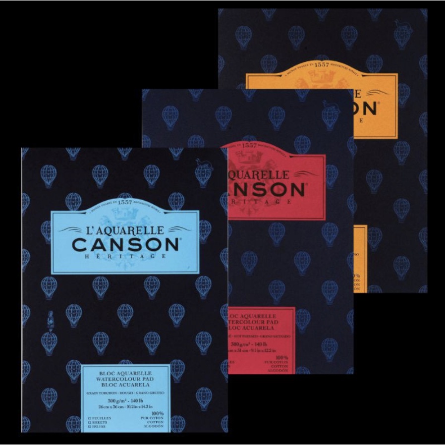 

Canson Heritage paper (cold/hot)