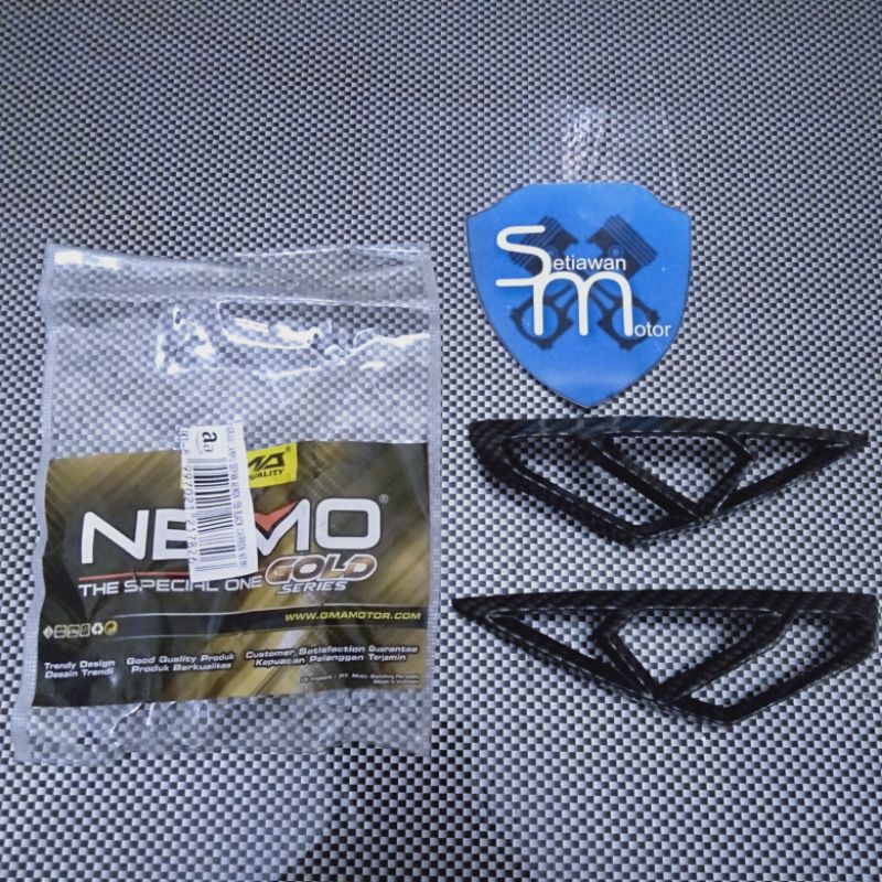 VARIASI LAMPU DEPAN AEROX 155 CARBON NEMO