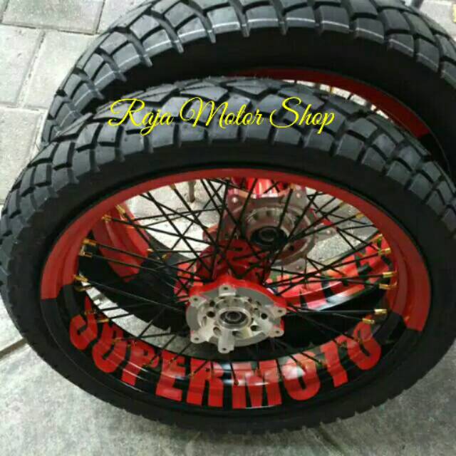 Velg set ban Sprint Xd SuperMoto Honda CRF 150L ring 17 x 250/300