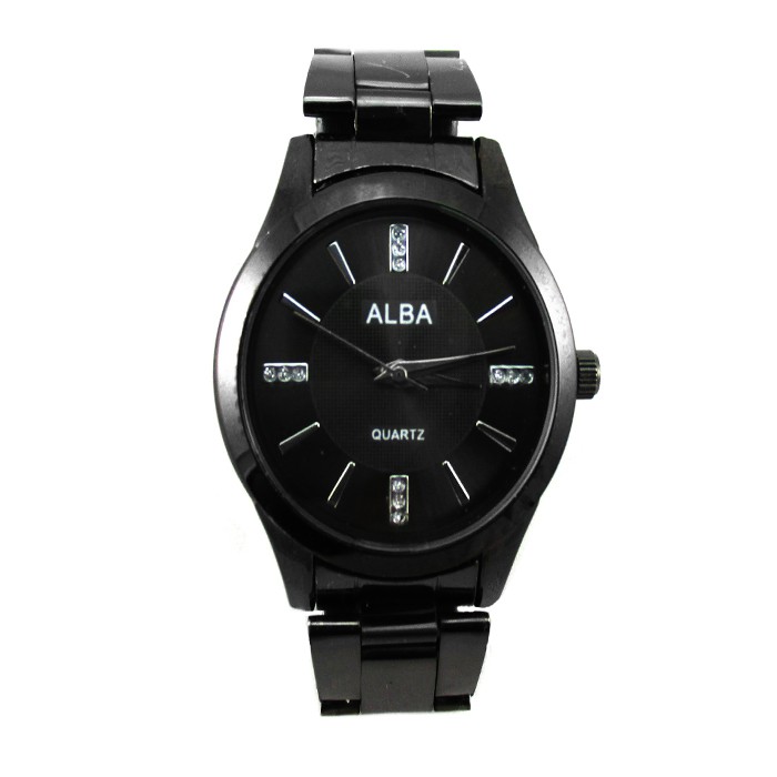 Alba Watch Jam Tangan Round Black Kecil JT-1233
