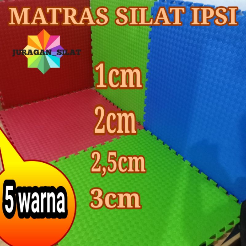 TEBAL 3CM BOLAK-BALIK Matras beladiri /matras taekwondo /matras termurah /matras pencak silat )