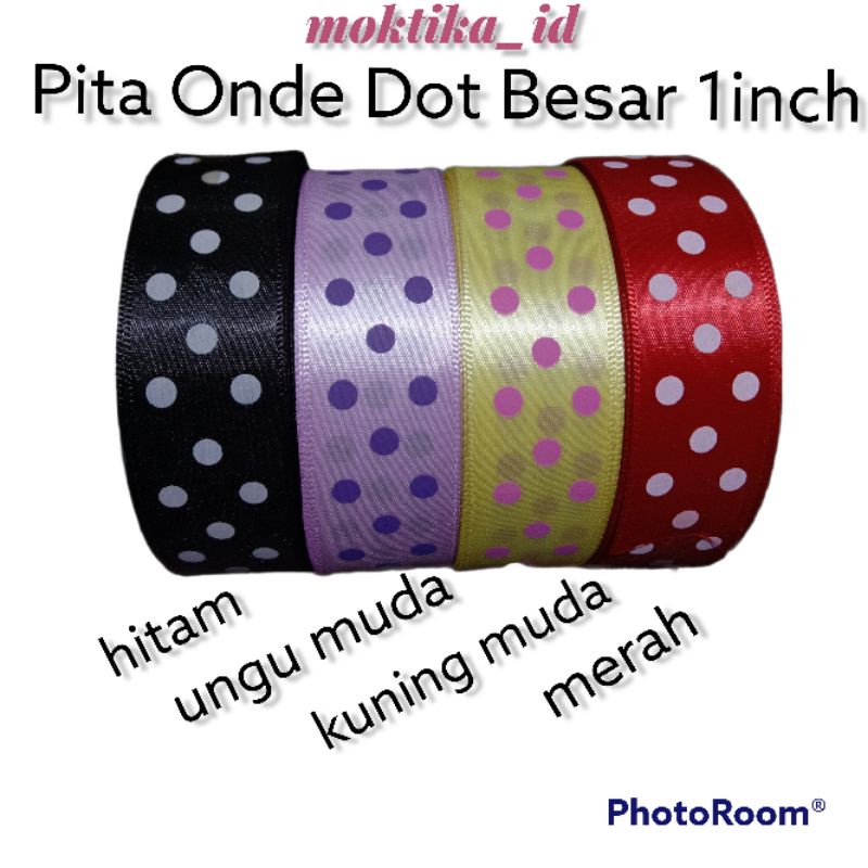 

Pita Polkadot/ Pita Onde/ Pita Saten Polkadot 2,5cm