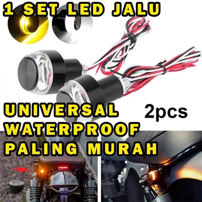 LAMPU LED JALU STANG MOTOR DRL LED JALU UNIVERSAL WATERPROOF