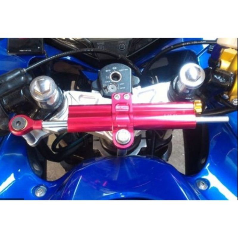 Stabilizer Stang Steering Dumper + Braket Universal R15,Cbr150r,Vixion,Ninja 150/250 &amp; Motor Laen nya
