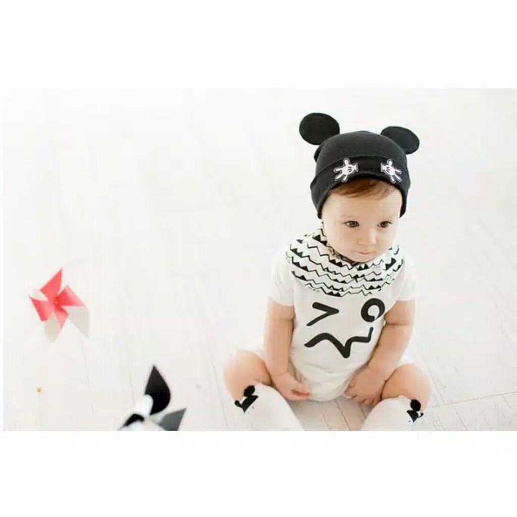 [High Quality] Topi Mickey Mouse Bayi Balita, Unisex_Cerianti