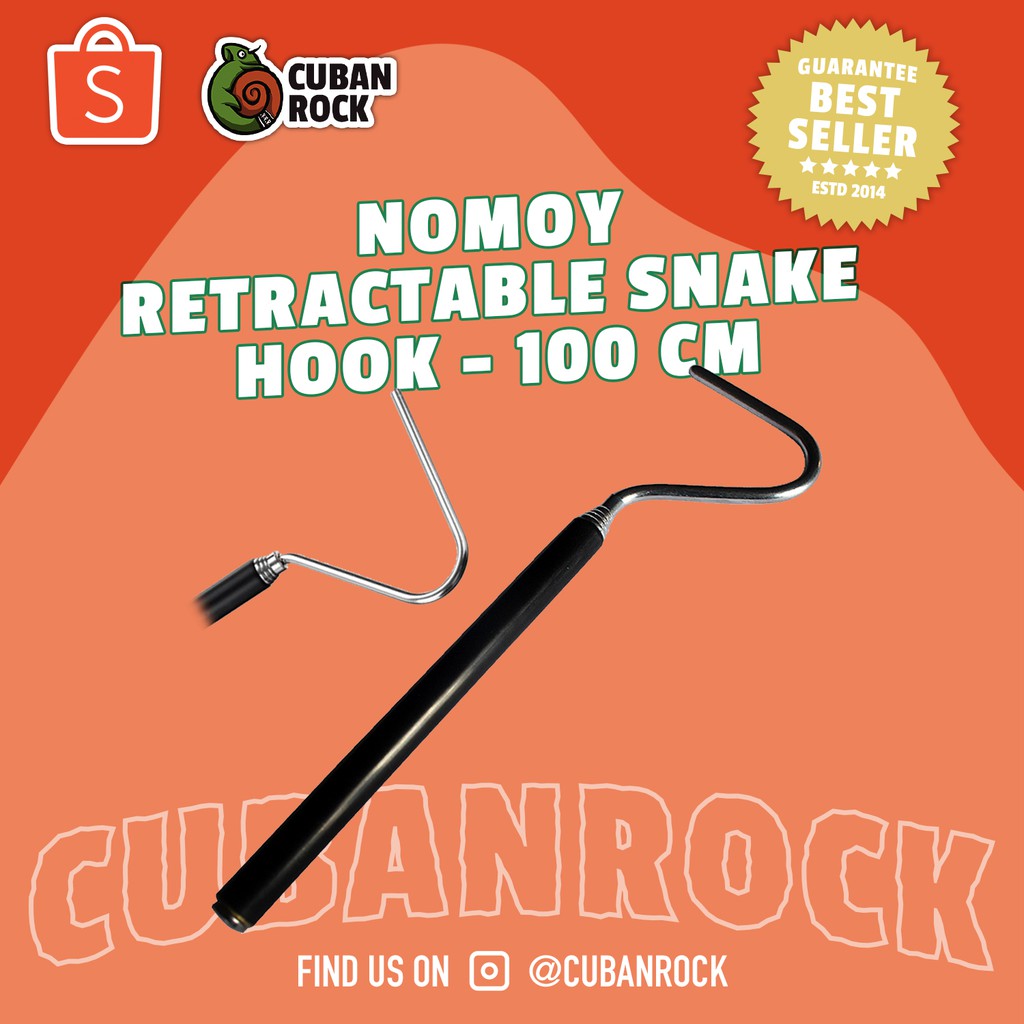 Nomoy pet Nomoypet Retractable Snake Hook 100cm Snake tong