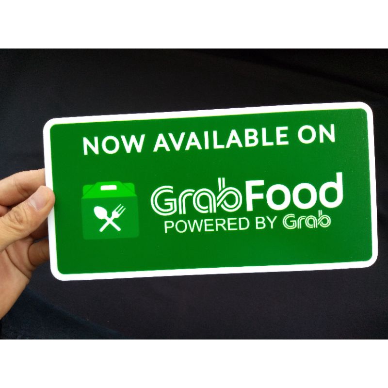 

SIGN GRAB FOOD ACRYLIC