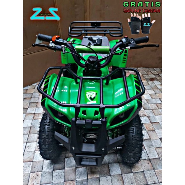 Mini ATV 50cc Double Starter 2Tak - ATV Mini Double Starter 50cc 2Tak bonus sarung tangan