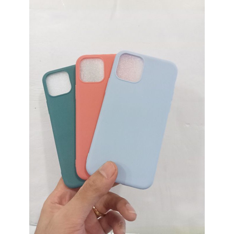 CASE PASTEL MACARON CASING SOFTCASE IPHONE 11 PRO