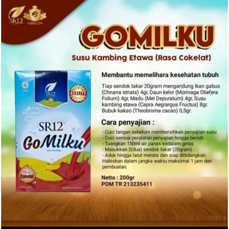 

Susu Gomilku SR12 bubuk coklat 600gram