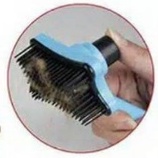 SISIR GROOMING KUCING ANJING KELINCI PRESS TIMMER TOMBOL SIKAT PEMBERSIH BULU RONTOK PET BRUSH SELF QUICK CLEANING