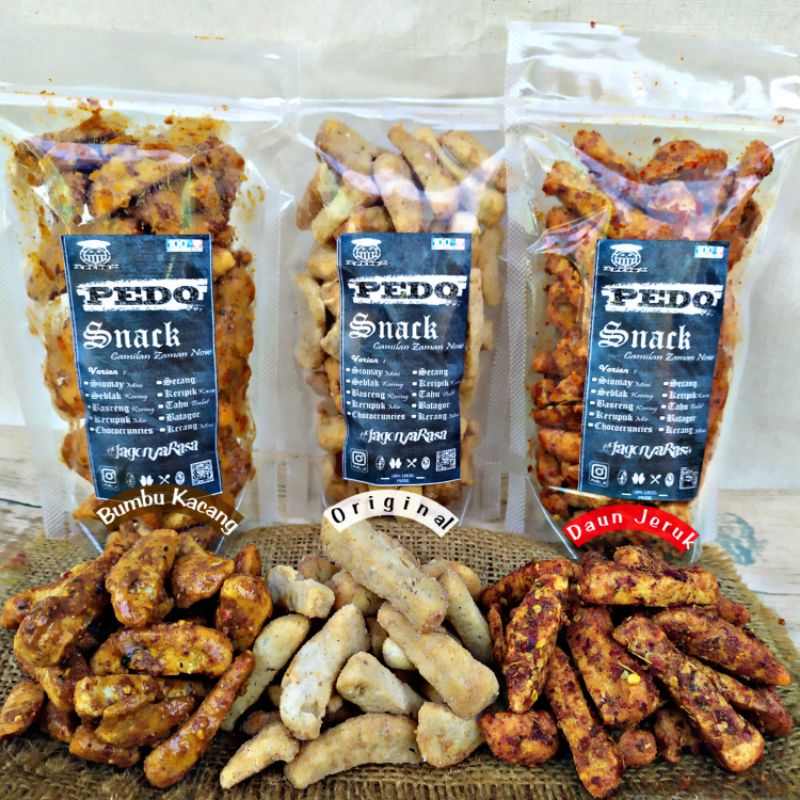 

PEDO, BASRENG PEDAS DAUN JERUK POUCH 150GR