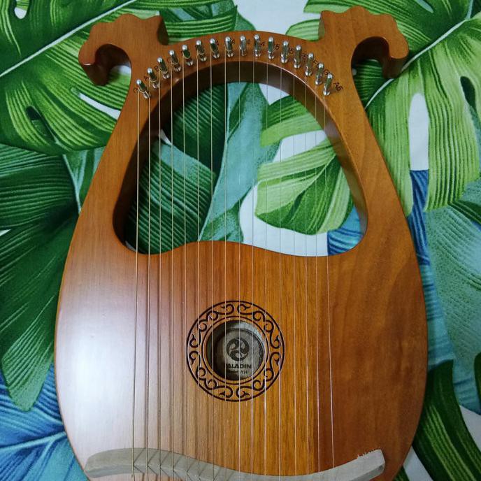 Lyra Paladin Original Mini Harpa 16 Senar Bonus Senar 1 Set