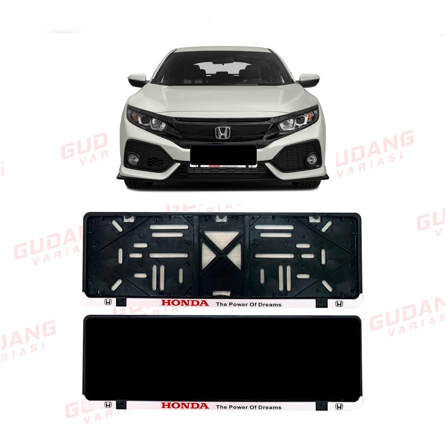 Tatakan Plat Nomor Mobil Honda Model Sport