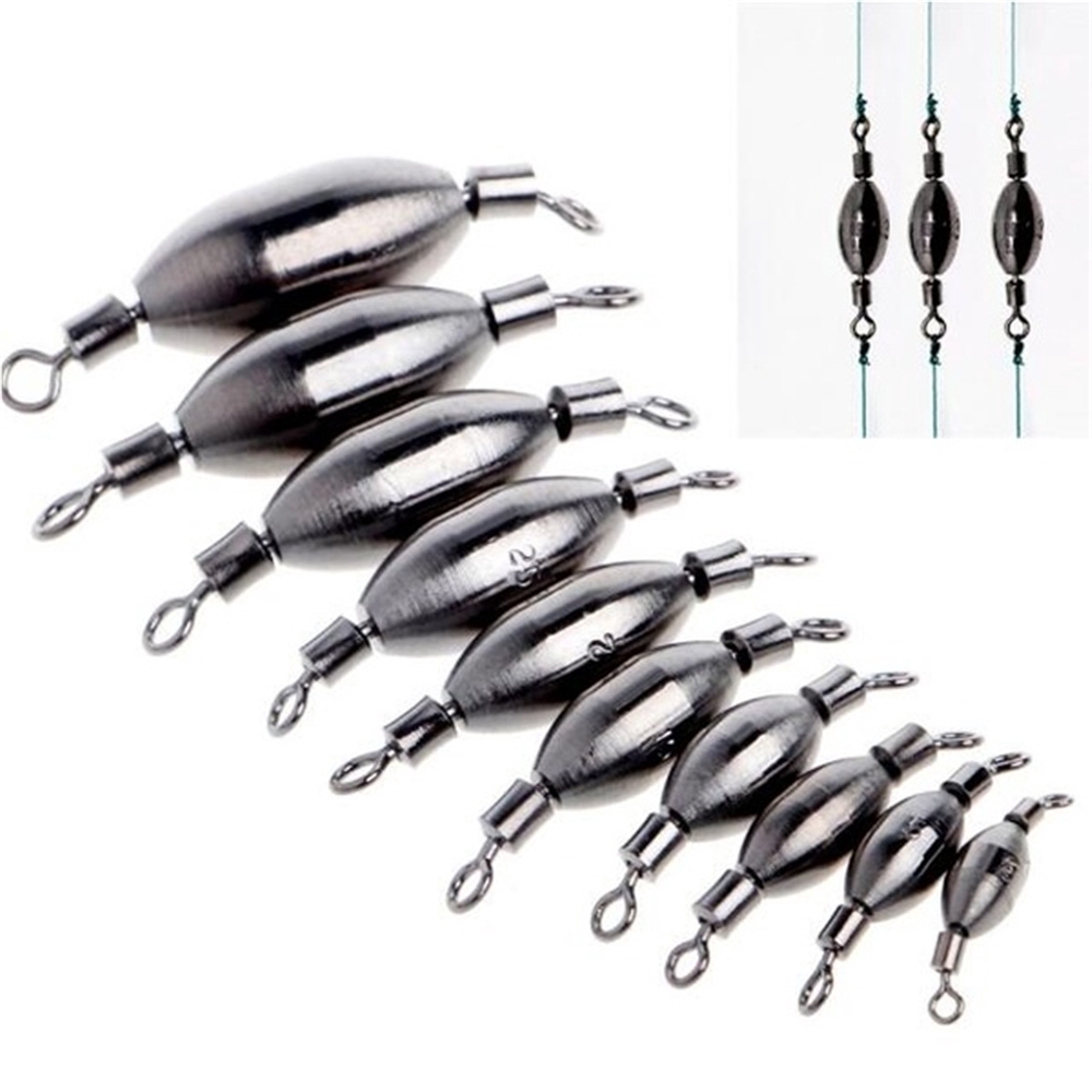 Lanfy Pemberat Umpan Pancing Dengan Kilikili Swivel Putar