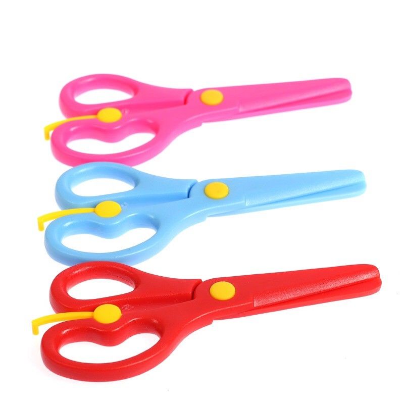 Rounded Scissors Gunting Anak Plastik Safety Scissors Ujung Rounded Gunting Aman Untuk Anak