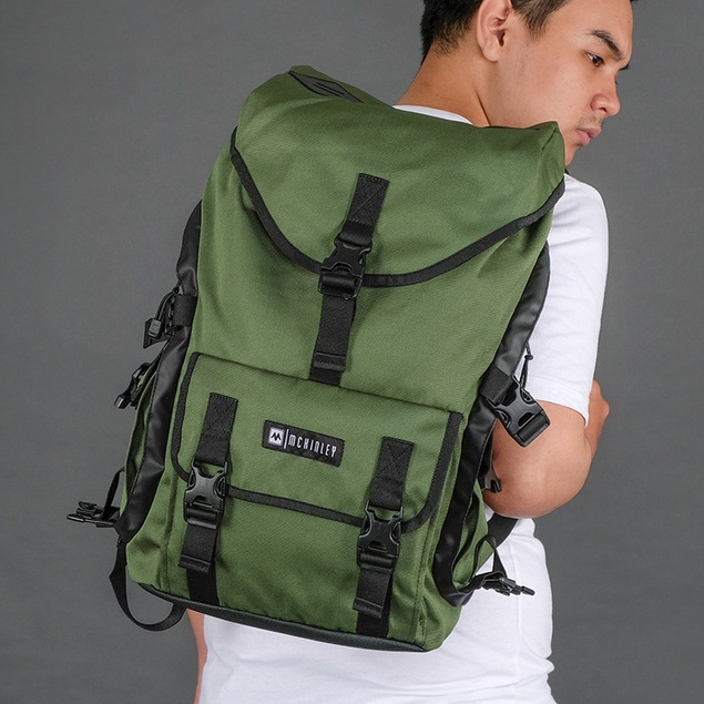 MULLER GREEN |MNM x McKinley| Tas Ransel Pria Wanita Backpack / Tas Punggung ORI - FREE RAINCOVER