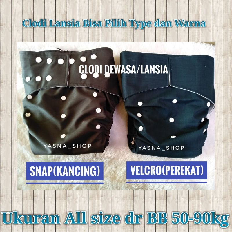 Clodi Lansia Popok Kain Kakek Nenek Clodi Dewasa Popok Dewasa Shopee Indonesia