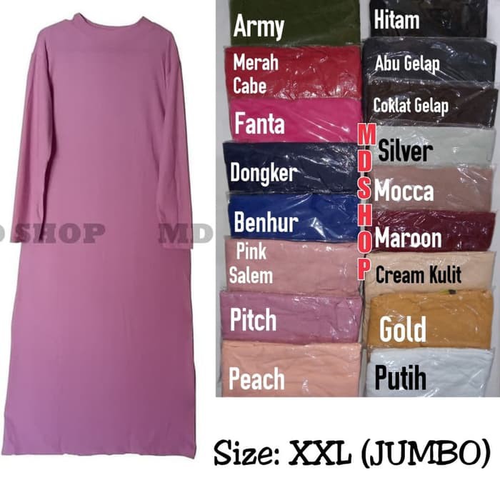 Manset Gamis JUMBO XXL Bahan Kaos