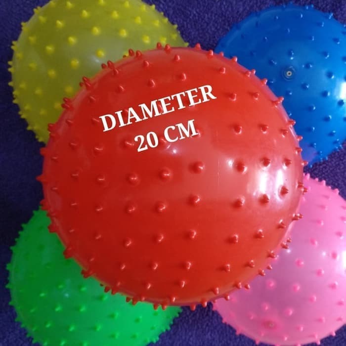 Mainan Bola Karet Duri / Bola Duri