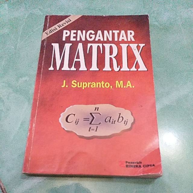 

Pengantar Matrik