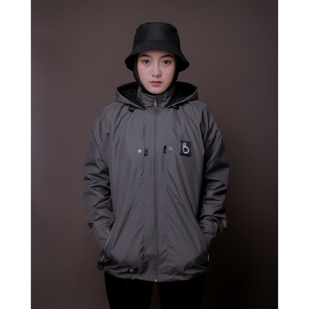 Jaket Parka Taslan Anti Air Healty Original The Bojiel/Jaket Pria/Wanita/Jaket Outdoor Waterproof